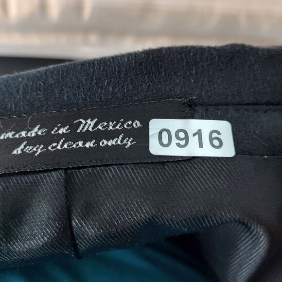 Andrew Fezza 41R Mens Black Suede Look Polyester Blazer Sport Coat Jacket - Picture 11 of 11